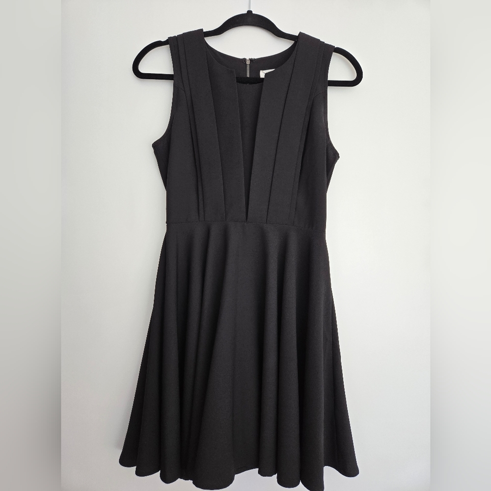 Forever 21 Black Midi Dress